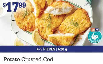 M & M Food Market Potato crusted cod offer