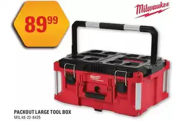 NAPA Auto Parts Milwaukee packout large tool box offer