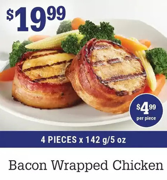 M & M Food Market Bacon wrapped chicken offer