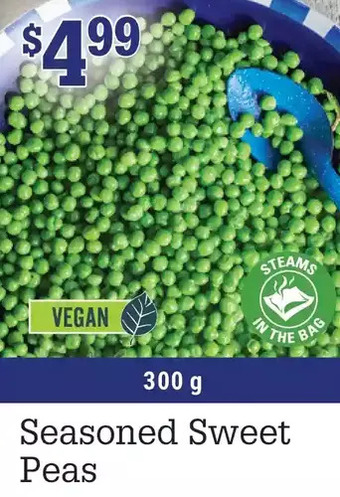 M & M Food Market Seasoned sweet peas offer