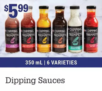 M & M Food Market Dipping sauces offer