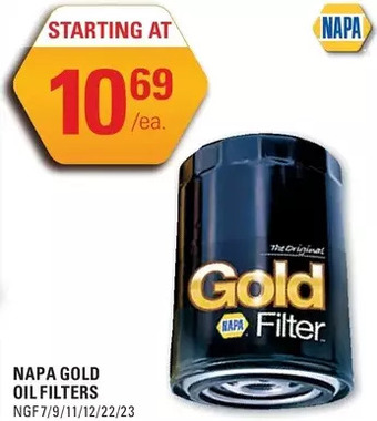 NAPA Auto Parts Napa gold oil filters offer
