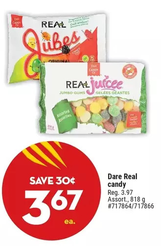 Giant Tiger Dare real candy offer