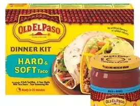 Giant Tiger Old el paso dinner kit offer