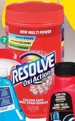 Giant Tiger Resolve stain remover offer
