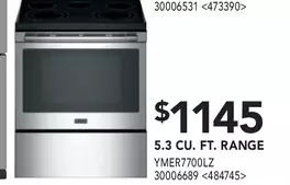 RONA Maytag 5.3 cu. ft. range offer