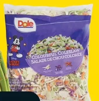 Giant Tiger Dole coleslaw or garden salad offer