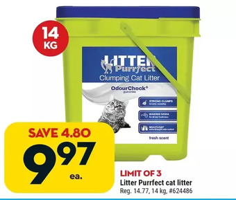 Giant Tiger Litter purrfect cat litter offer