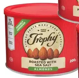 Giant Tiger Trophy almonds offer