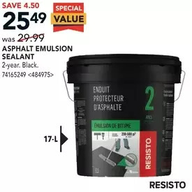 RONA Asphalt emulsion sealant offer