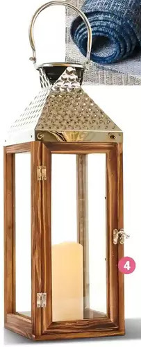 Giant Tiger Wooden solar lantern offer