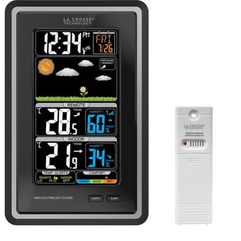 Canadian Tire Lacrosse deluxe colour display weather station | lacrosse and taylor weather stations offer