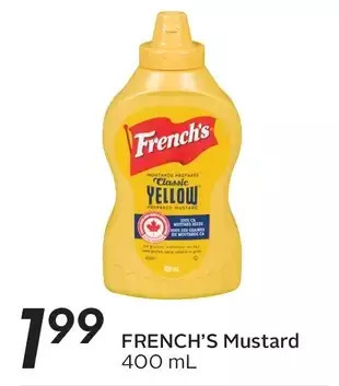Sobeys French's mustard offer