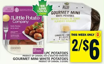 Food Basics Lpc potatoes | gourmet mini white potatoes offer
