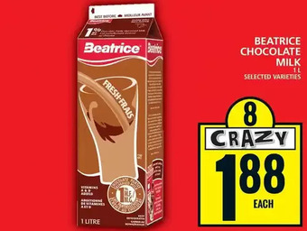 Food Basics Beatrice chocolate milk offer
