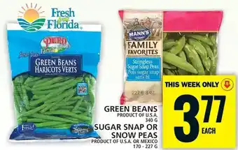 Food Basics Green beans | sugar snap or snow peas offer