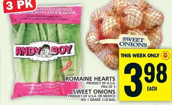 Food Basics Romaine hearts | sweet onions offer