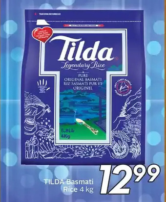 Sobeys Tilda basmati rice offer