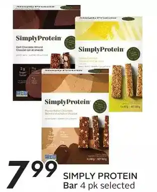 Sobeys Simply protein bar offer