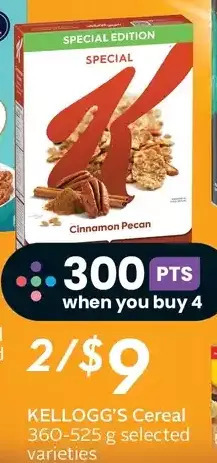 Sobeys Kellogg's cereal offer