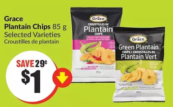 FreshCo Grace plantain chips offer