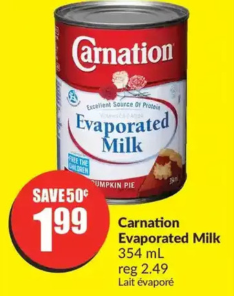 FreshCo Carnation evaporated milk offer
