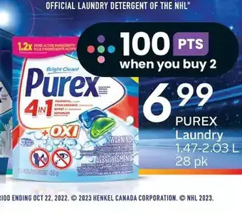 Sobeys Purex laundry offer