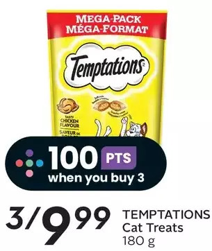 Sobeys Temptations cat treats offer
