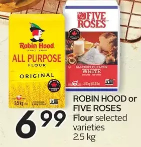 Sobeys Robin hood or five roses flour offer