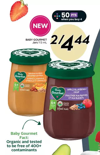 Sobeys Baby gourmet jars offer