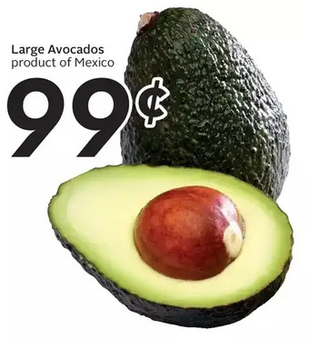 Sobeys Large avocados offer