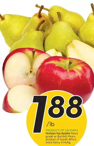 Sobeys Honeycrisp apples offer