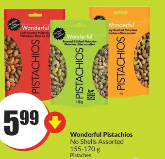 FreshCo Wonderful pistachios offer