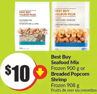 FreshCo Best buy seafood mix or breaded popcorn shrimp offer