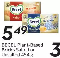 Sobeys Becel plant-based bricks offer