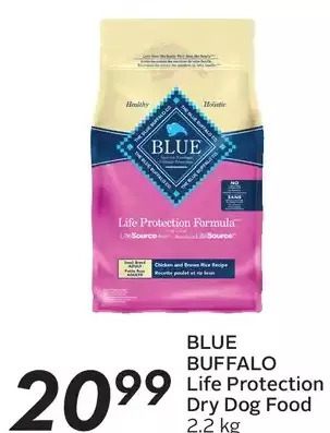 Sobeys Blue buffalo life protection dry dog food offer