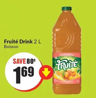 FreshCo Fruité drink offer