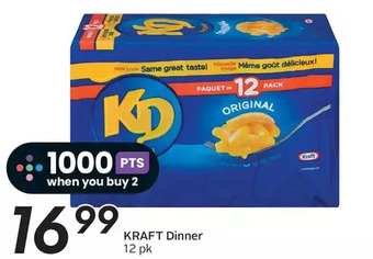 Sobeys Kraft dinner offer