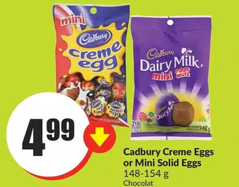 FreshCo Cadbury creme egg or mini solid eggs offer