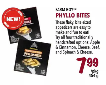Farm Boy Farm boy phyllo bites offer