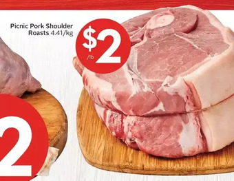 Foodland Picnic pork shoulder roasts offer
