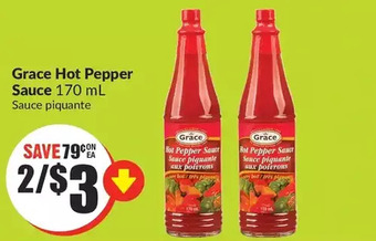 FreshCo Grace hot pepper sauce offer