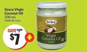 FreshCo Grace virgin coconut oil offer