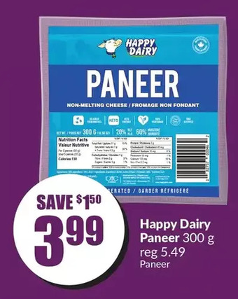 FreshCo Happy dairy paneer offer