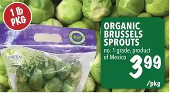 Farm Boy Organics brussels sprouts offer