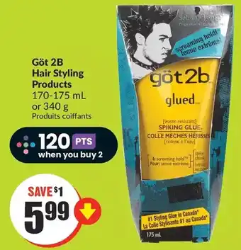 FreshCo Göt 2b hair styling products offer