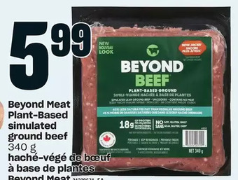 Independent Grocer Beyond meat plant-based simulated ground beef offer