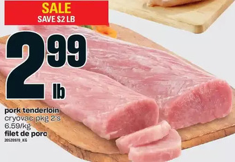 Independent Grocer Pork tenderloin offer