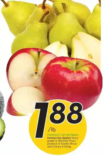 Sobeys Urban Fresh Honeycrisp apples offer