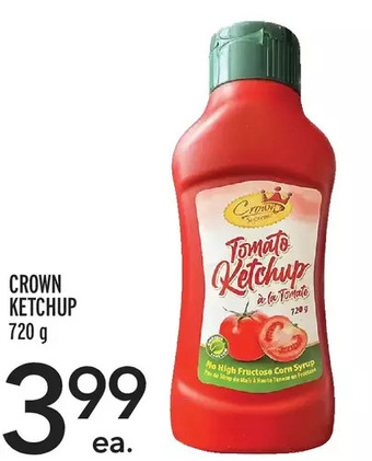 Metro Crown ketchup offer
